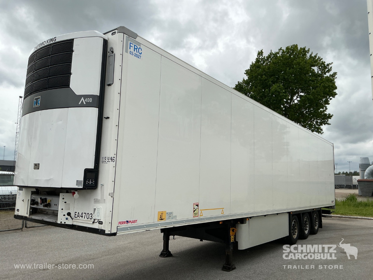 Schmitz Semi Reefer Meat hanging system