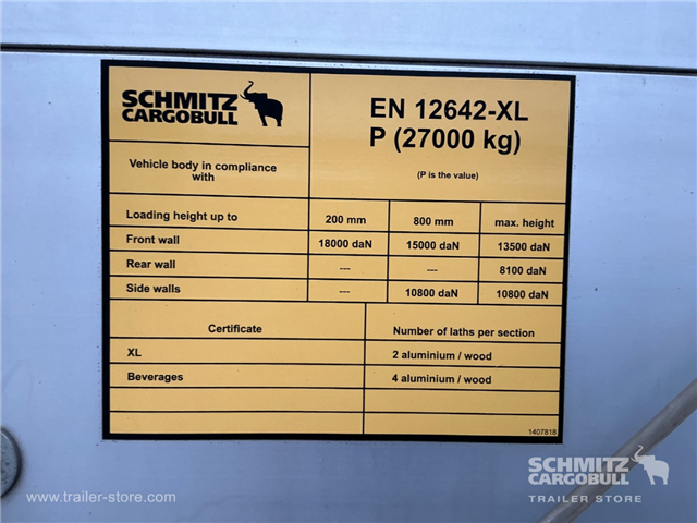 Schmitz Semi Curtainsider Standard , Foldedør højre