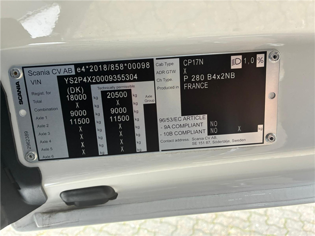 Scania P 280 B4x2NB
