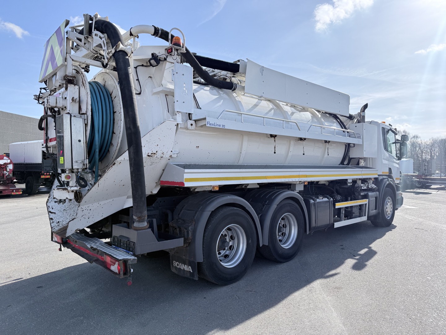 Scania P360 6x4 Hvidtved Larsen FlexLine 312