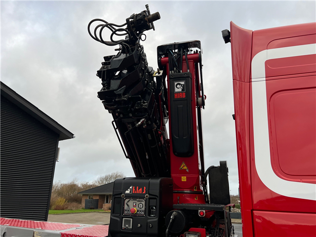 Volvo FM500 Globe Hiab X-Hipro 302 E6 kran og Sawo hejs