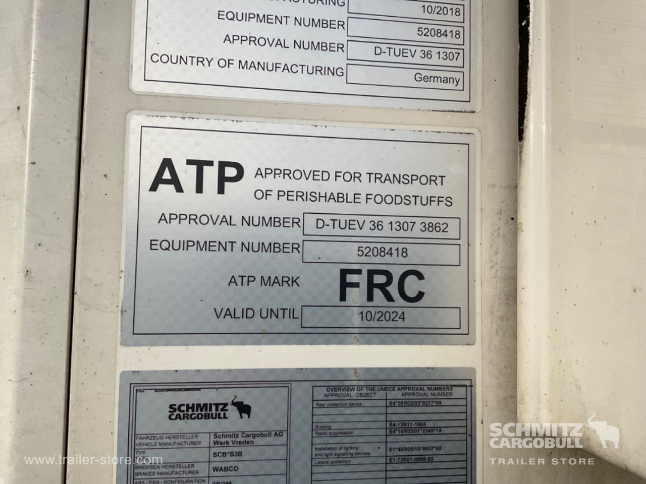 Schmitz Semi Reefer Standard Dobbeltdækk