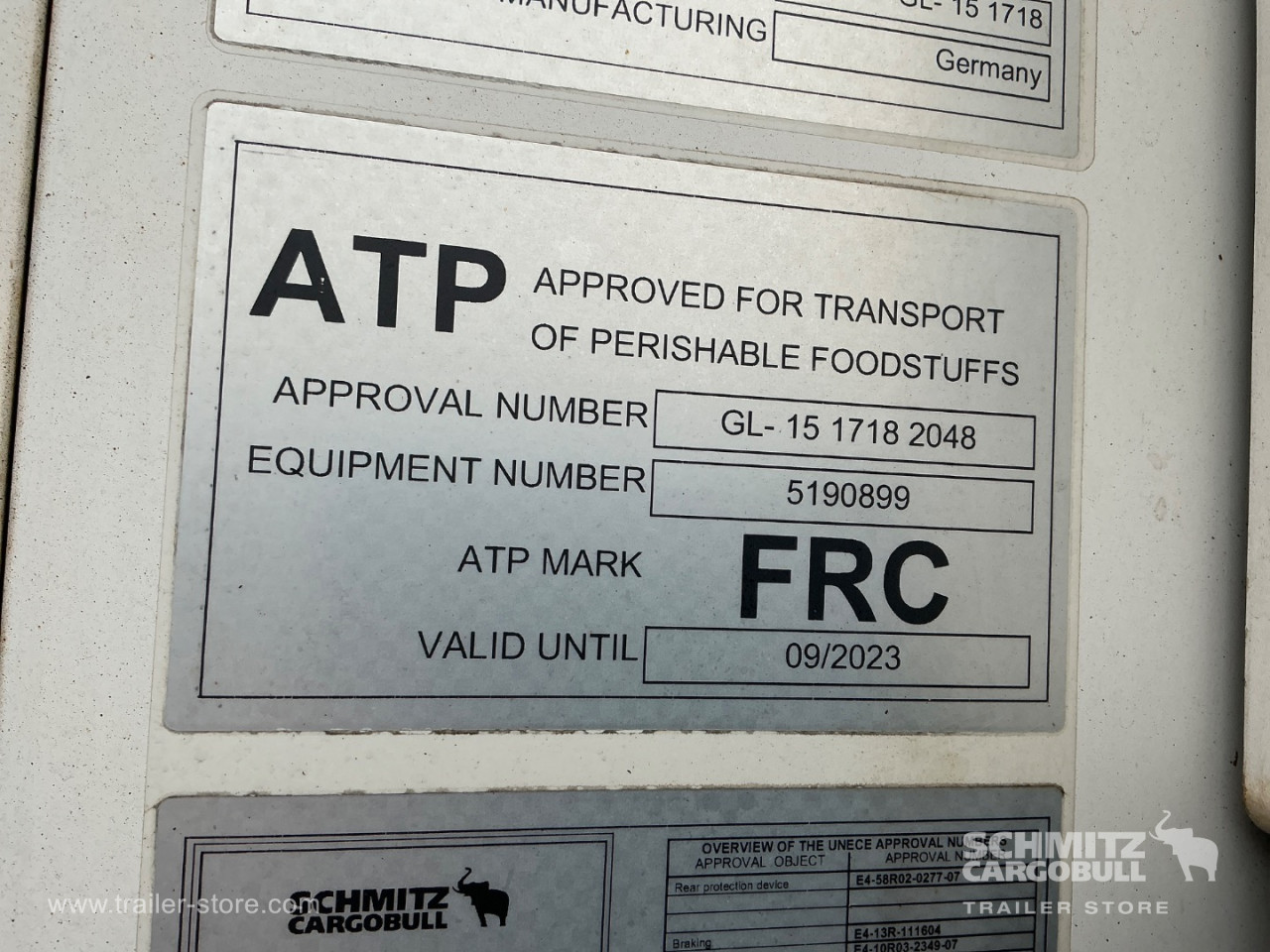 Schmitz Semi Reefer Multitemp Dobbeltdækk