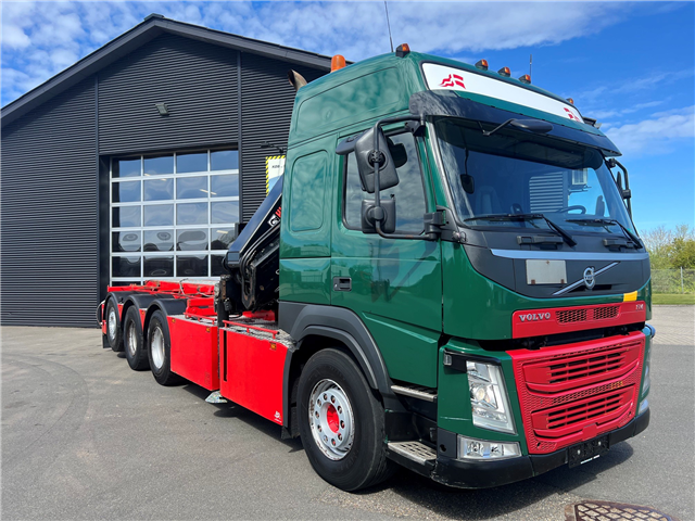 Volvo FM500 Hiab X-Hipro 262 E5 kran og Sawo hejs