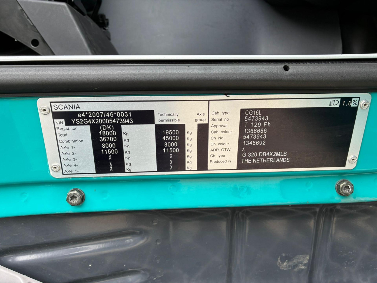 Scania G 320 DB4x2MLB