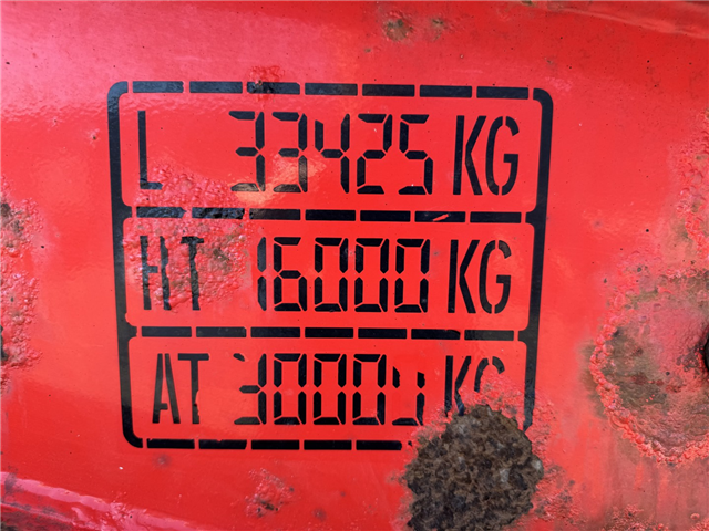 Kel-Berg / Faymonville 4 akslet Udtræks Maskintrailer