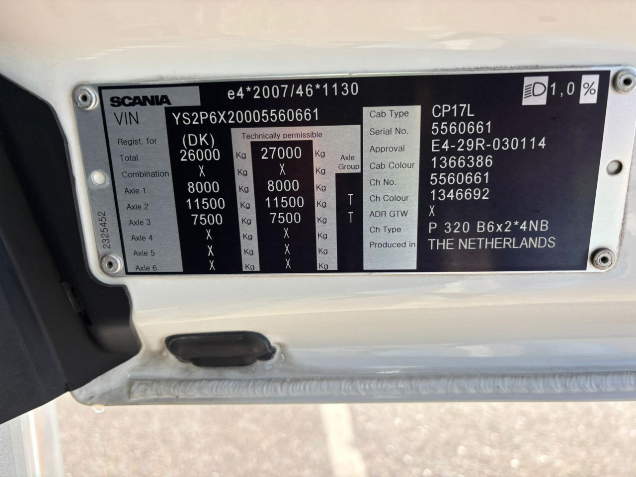 Scania P 320 B6x2*4NB - kølebil