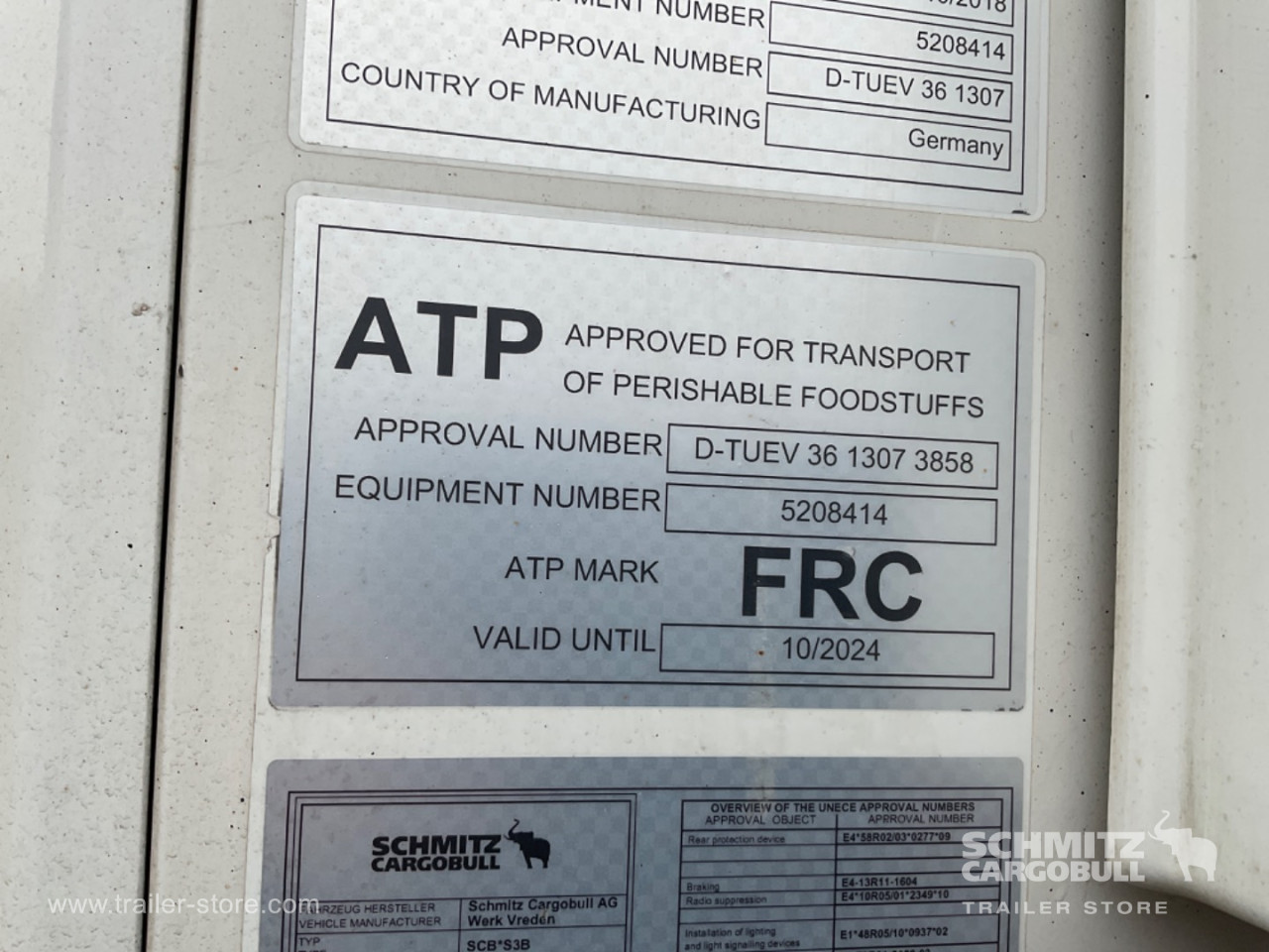Schmitz Semi Reefer Standard Dobbeltdækk