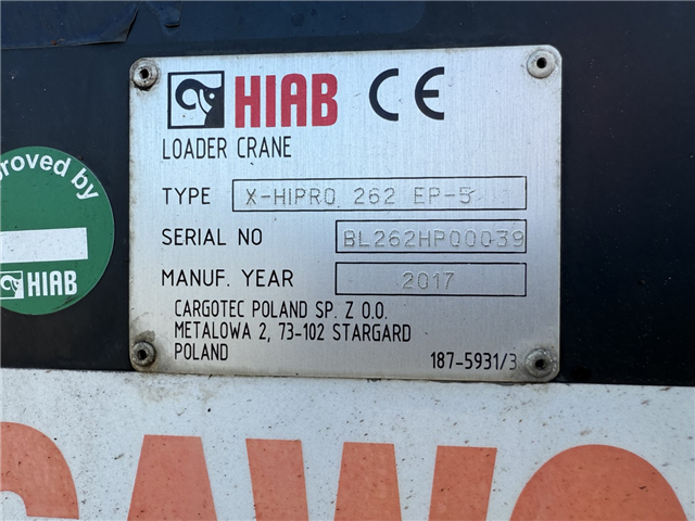 Volvo FH500 6x2*4 Hiab 262 EP-5 Euro 6