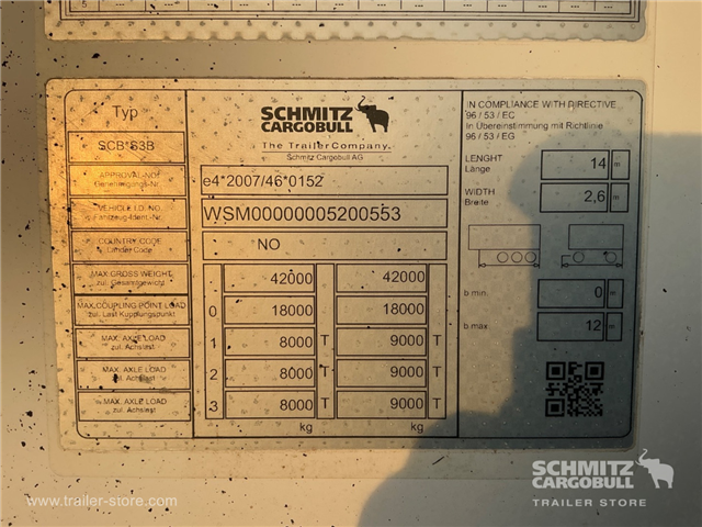 Schmitz Semi Reefer Standard Dobbeltdækk