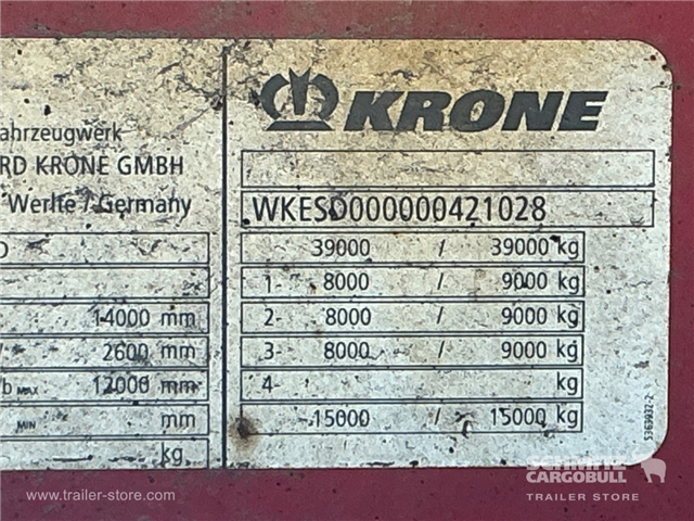Krone Semi Dryfreight Standard Dobbeltdækk