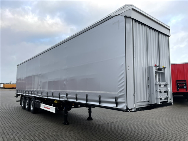 Kässbohrer 3 aks. gardintrailer m. truckbeslag